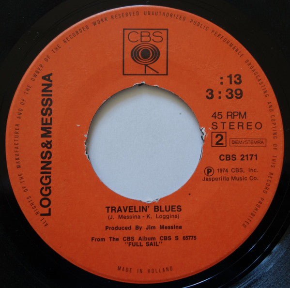 Loggins And Messina : Watching The River Run (7", Single)