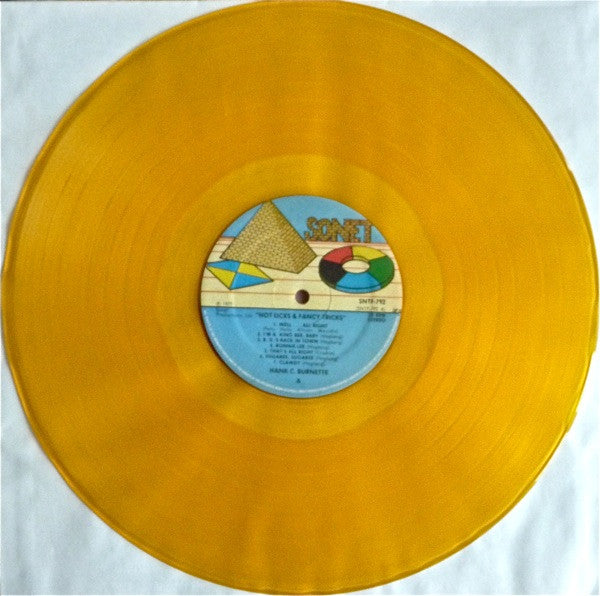 Hank C. Burnette : Hot Licks And Fancy Tricks (LP, Album, Ltd, Gol)