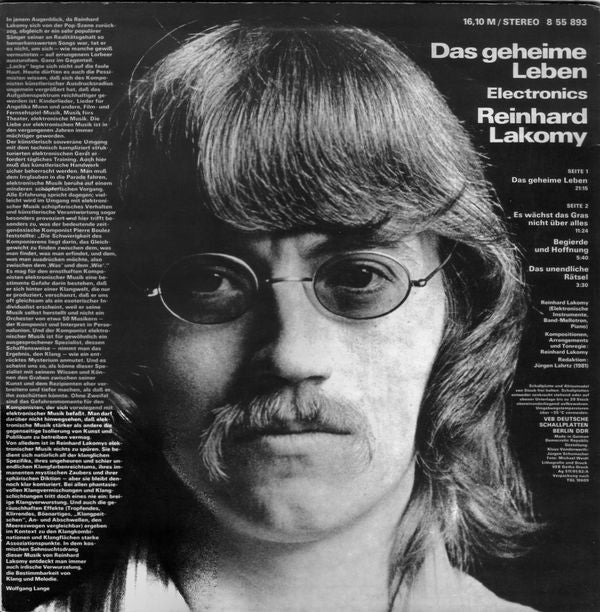 Reinhard Lakomy : Das Geheime Leben (LP, Album)