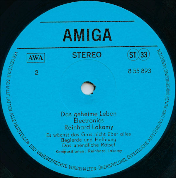 Reinhard Lakomy : Das Geheime Leben (LP, Album)