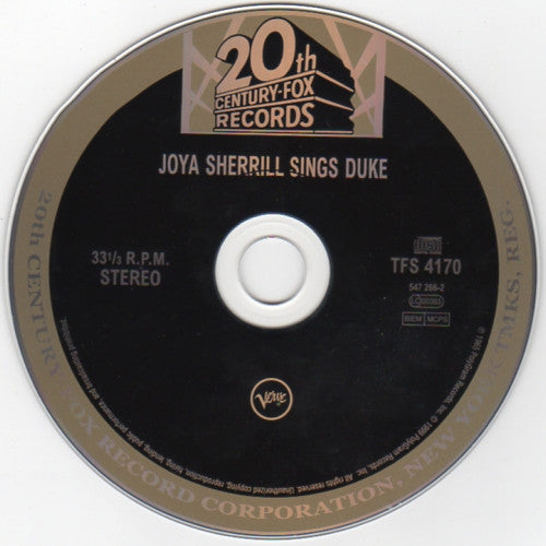 Joya Sherrill : Joya Sherrill Sings Duke (CD, Album, RE, RM, Dig)