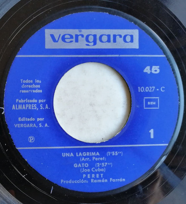 Peret : Una Lagrima (7", EP)