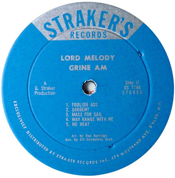 Lord Melody : Grine-Am (LP)