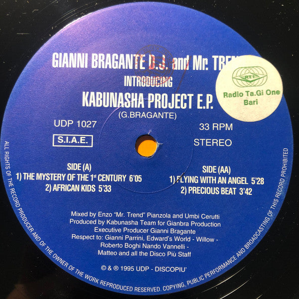 Gianni Bragante And Mr. Trend : Kabunasha Project E.p. (12")