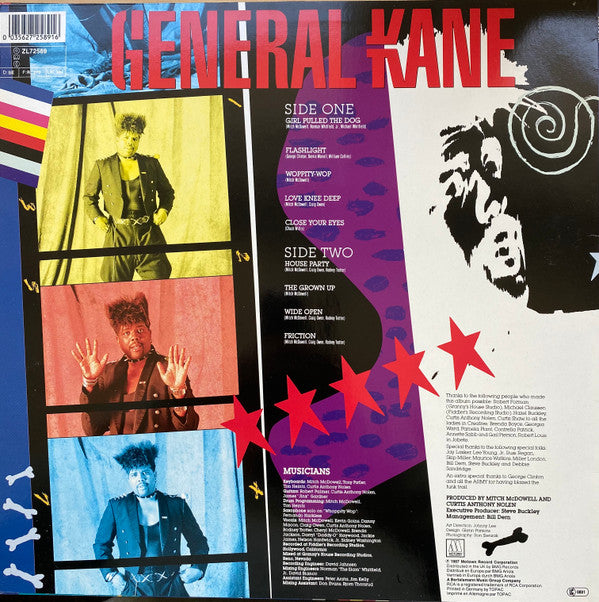 General Kane : Wide Open (LP, Album)