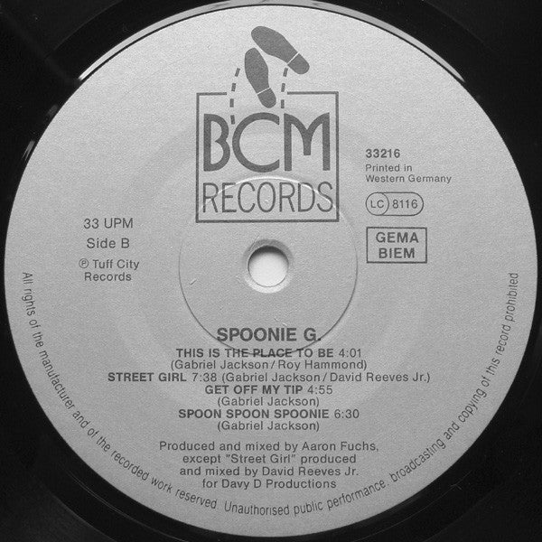 Spoonie Gee : Old And New Jams (LP, Comp)