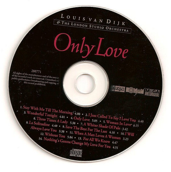 Louis van Dijk & The London Studio Orchestra : Only Love (CD, Album)