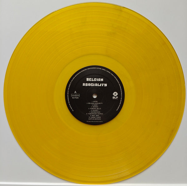 Belgian Asociality : Belgian Asociality (LP, Album, RE, Yel)