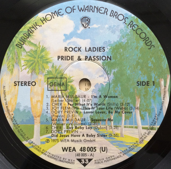Various : Rock Ladies - Pride & Passion (LP, Comp)