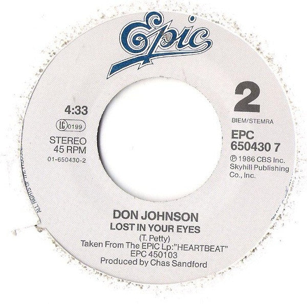 Don Johnson : Voice On A Hotline (7", Single)