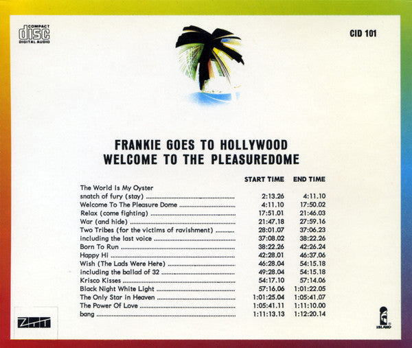 Frankie Goes To Hollywood : Welcome To The Pleasuredome (CD, Album)