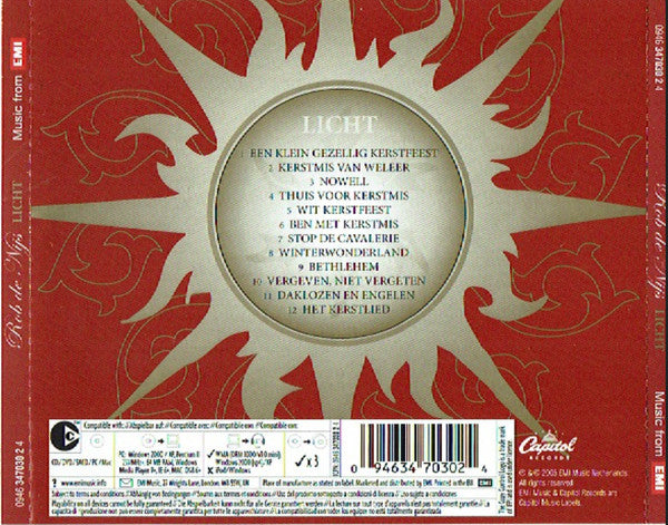 Rob De Nijs : Licht (CD, Album, Copy Prot.)