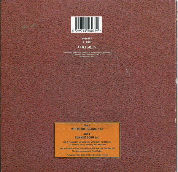 The Montrose Avenue : Where Do I Stand? (7", Single)