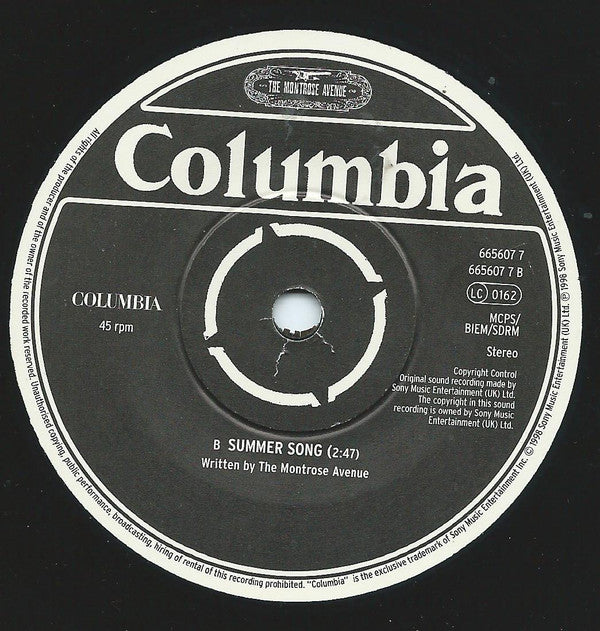 The Montrose Avenue : Where Do I Stand? (7", Single)