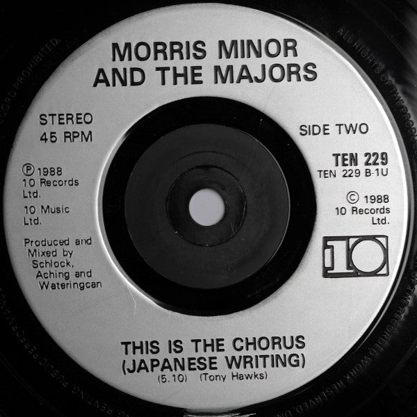 Morris Minor And The Majors : This Is The Chorus (7", Single)