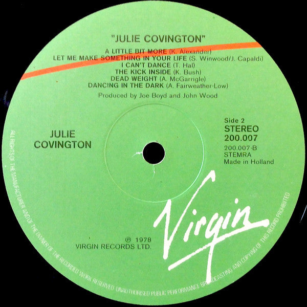 Julie Covington : Julie Covington (LP, Album)