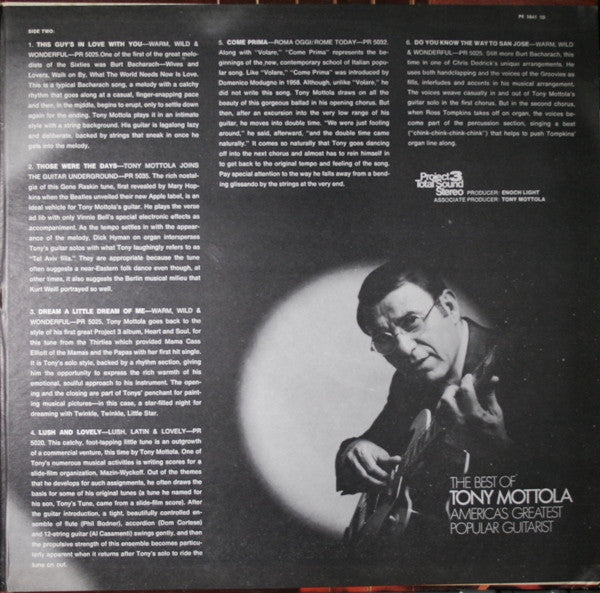 Tony Mottola : The Tony Touch (The Best Of Tony Mottola) (LP, Comp, Gat)