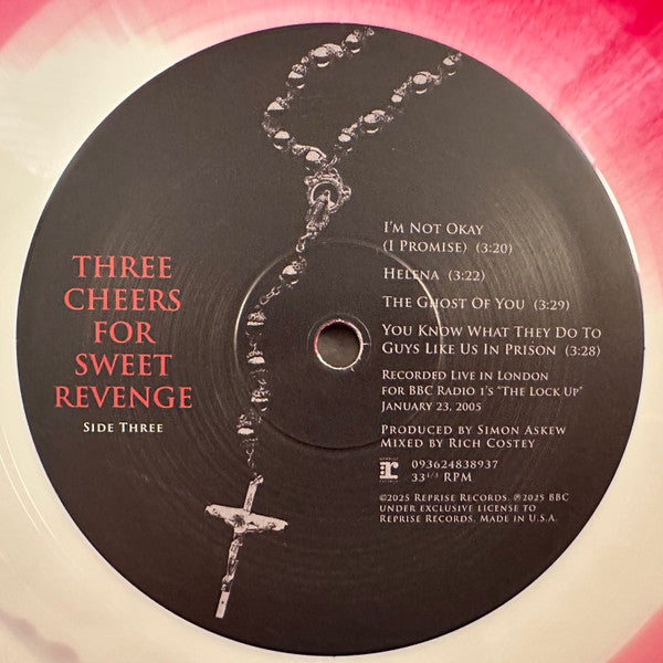 My Chemical Romance : Three Cheers For Sweet Revenge (LP, Album, RE + LP, S/Sided, Etch + Dlx, Ltd, RM, )