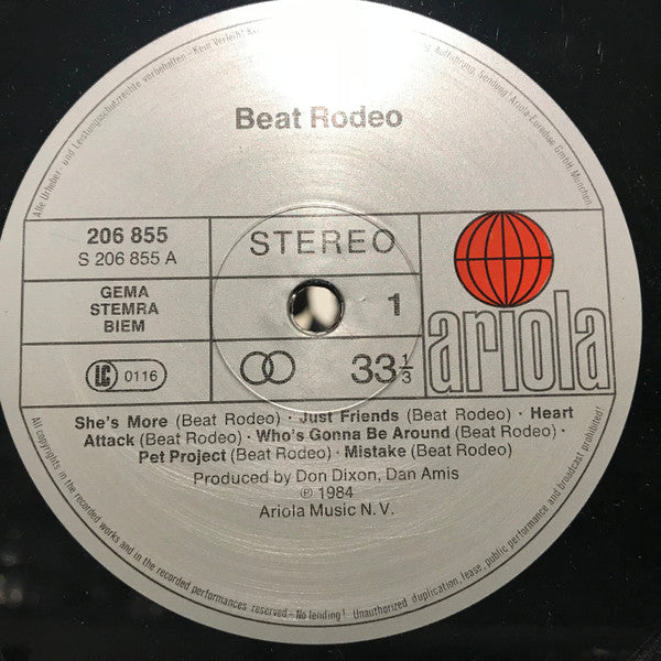 Beat Rodeo : Staying Out Late (LP, Album)