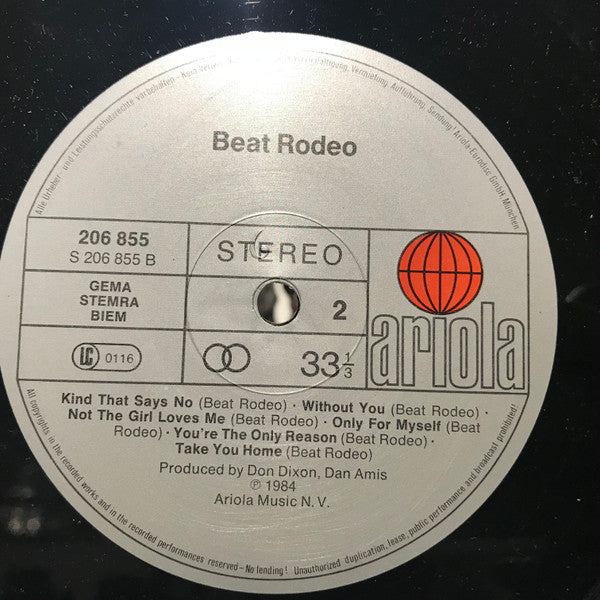 Beat Rodeo : Staying Out Late (LP, Album)