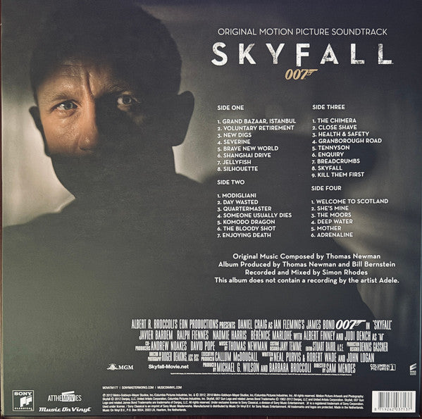 Thomas Newman : Skyfall (Original Motion Picture Soundtrack) (LP, Ltd, Num, Red)