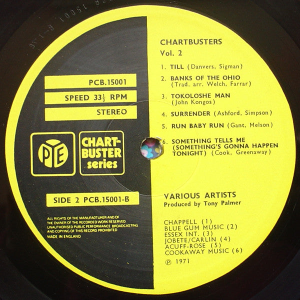 Various : Pye Chart Busters Volume 2 (LP)