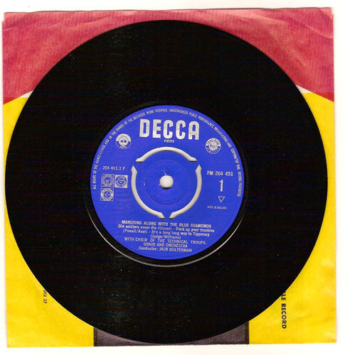 The Blue Diamonds : Marching Along The Blue Diamonds (7", EP)