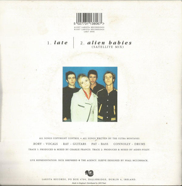 The Ultra Montanes : Late  (7")