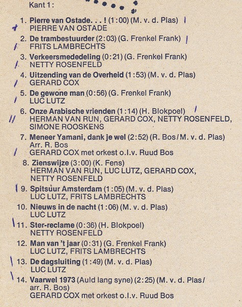 Cursief : Cursief En De Crisis (LP)