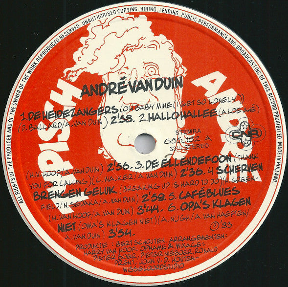 André van Duin : Typisch André (LP, Album)