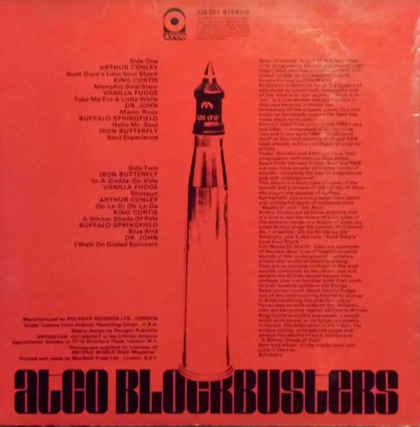 Various : Atco Blockbusters (LP, Comp)
