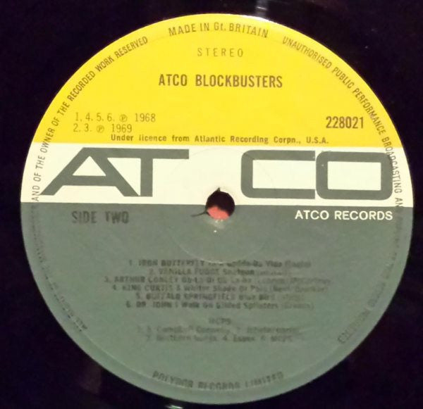 Various : Atco Blockbusters (LP, Comp)