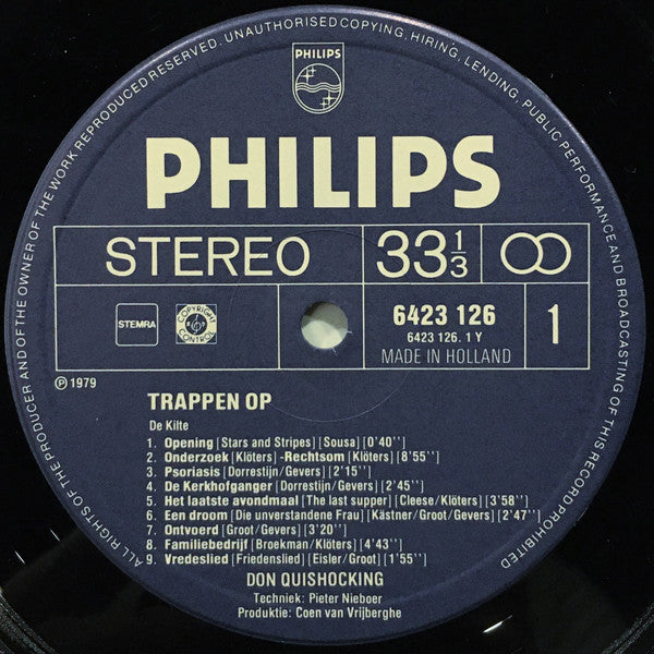 Don Quishocking : Trappen Op (LP, Album)