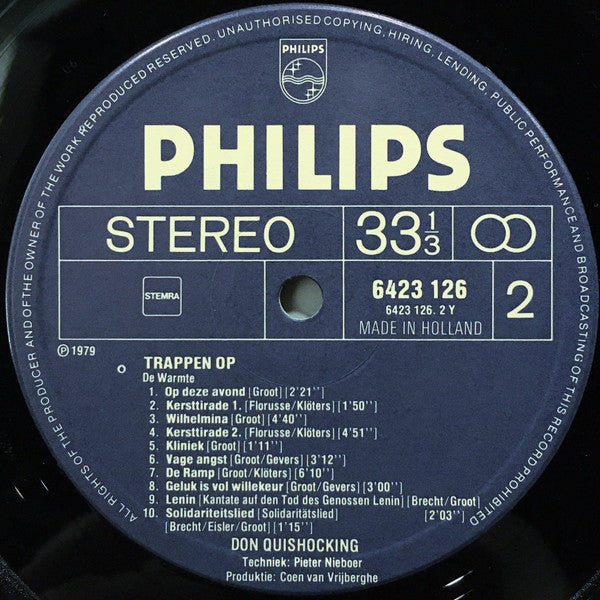 Don Quishocking : Trappen Op (LP, Album)