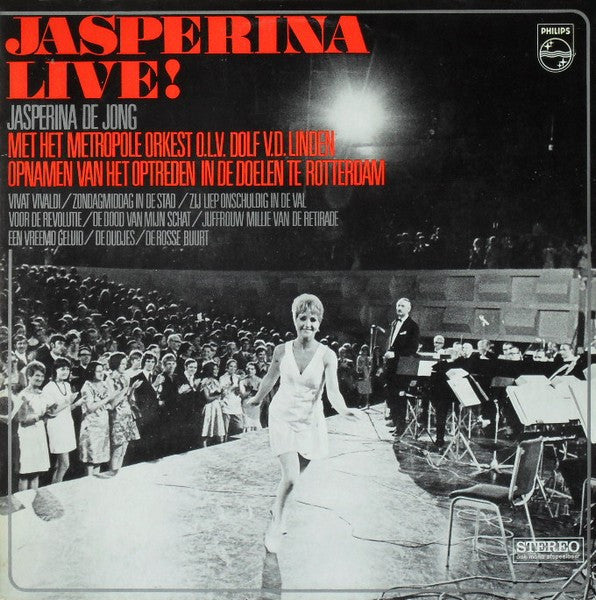 Jasperina de Jong Met Het Metropole Orkest* o.l.v. Dolf v.d. Linden* : Jasperina Live! (LP, Album)