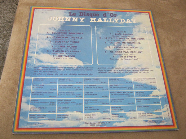Johnny Hallyday : Le Disque D' Or (LP, Comp)