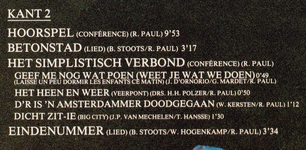 Robert Paul : One Man Show (LP)