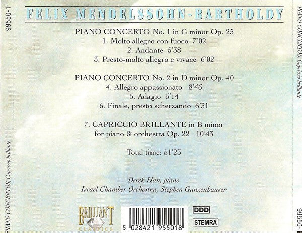 Felix Mendelssohn-Bartholdy : The Complete Concertos (4xCD + Box, Comp)