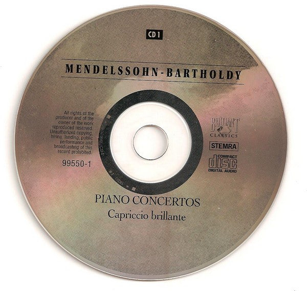 Felix Mendelssohn-Bartholdy : The Complete Concertos (4xCD + Box, Comp)