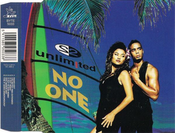 2 Unlimited : No One (CD, Maxi, M/Print)