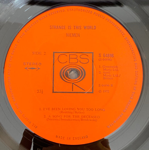 Czesław Niemen : Strange Is This World (LP, Album)