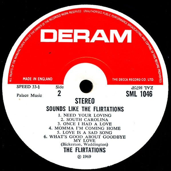 The Flirtations : Sounds Like The Flirtations (LP, Album)
