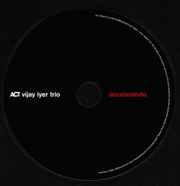 Vijay Iyer Trio : Accelerando (CD, Album)