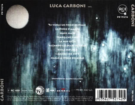 Luca Carboni : Carboni (CD, Album)