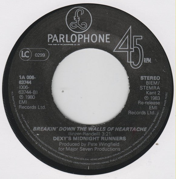 Dexys Midnight Runners : Geno (7", Single, RE)