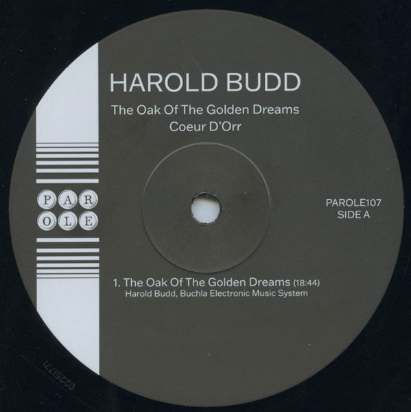 Harold Budd : The Oak Of The Golden Dreams (LP, Album, RE)
