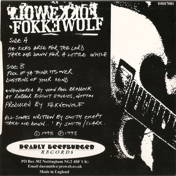Fokkewolf : Kick Arse For The Lord E.P. (7", EP)