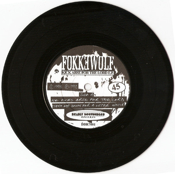 Fokkewolf : Kick Arse For The Lord E.P. (7", EP)