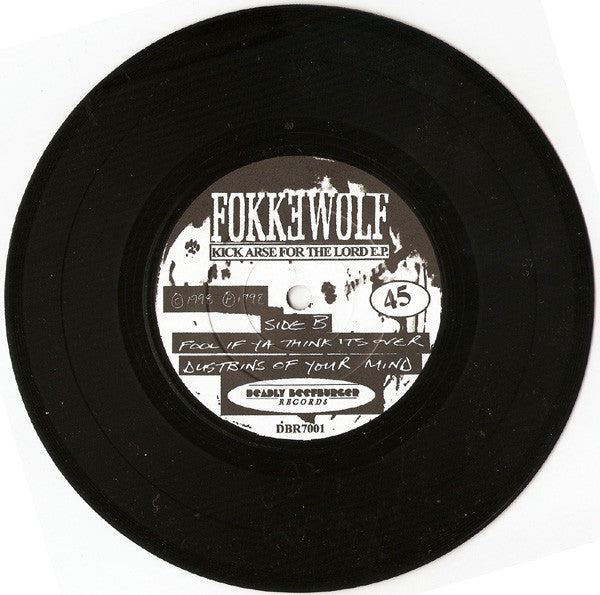 Fokkewolf : Kick Arse For The Lord E.P. (7", EP)