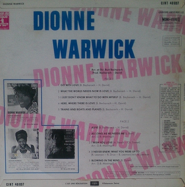 Dionne Warwick : Dionne Warwick (LP, Album)